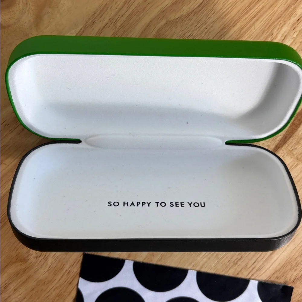 Kate Spade Vibrant Green Eyewear Case